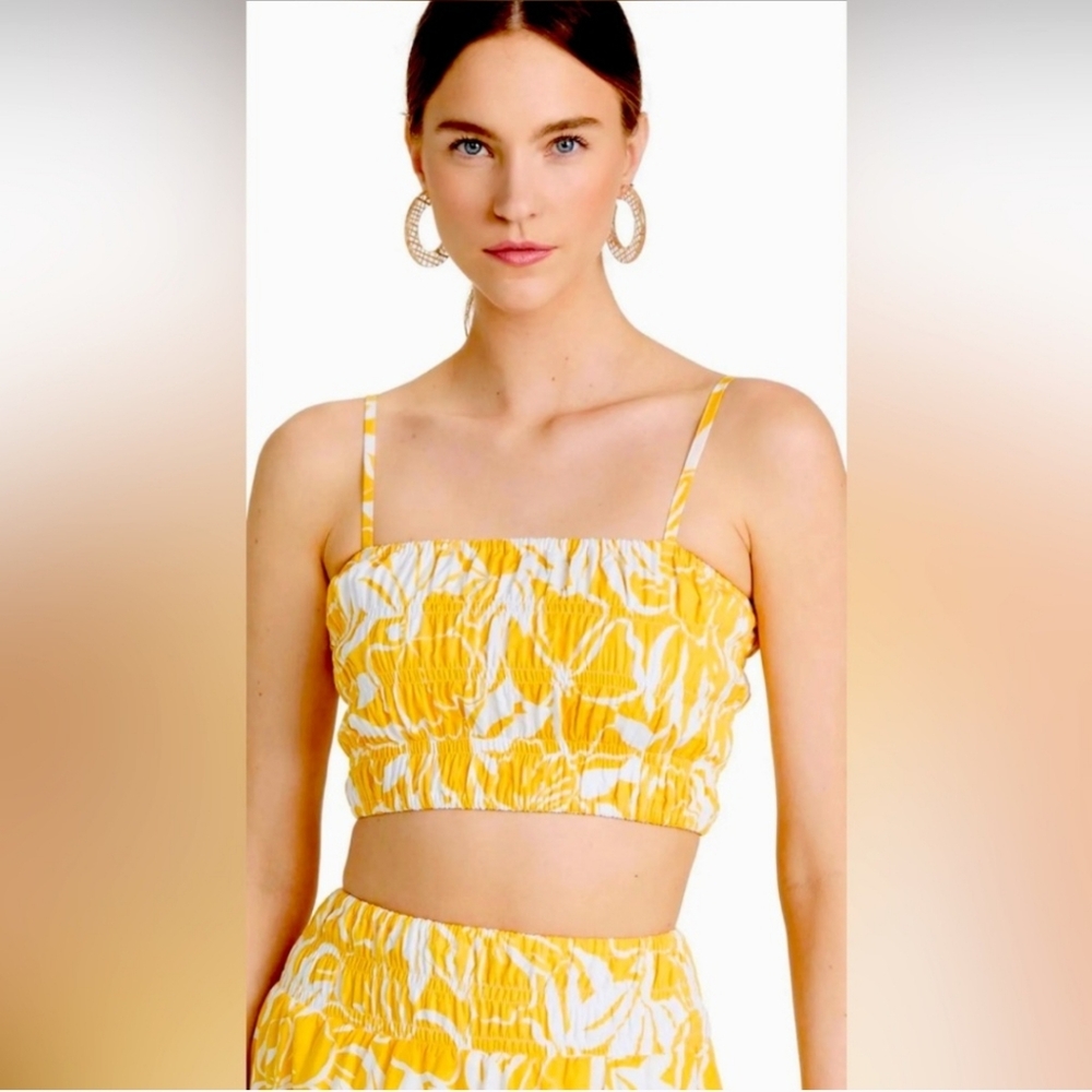 Faithfull The Brand Liya Top Sz S/4 In Marigold NWT MSRP $109